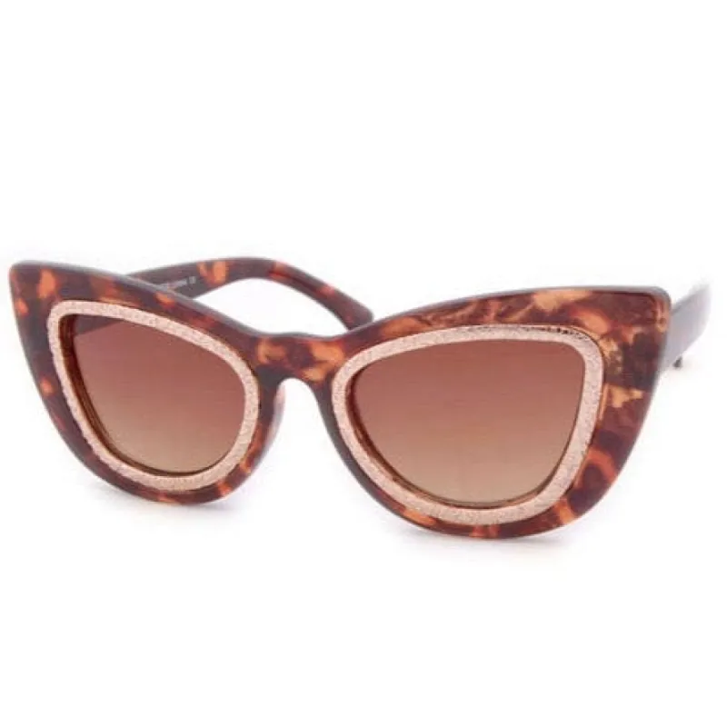 STELLAR Tortoise Cat-Eye Sunglasses sold by Giant Vintage