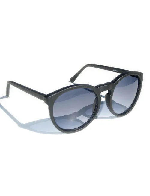 GIFT Matte Black 80s Sunglasses sold by Giant Vintage