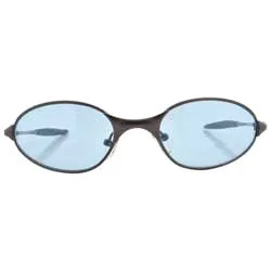 MIXED Aqua/Gun Oval Sunglasses sold by Giant Vintage