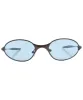 MIXED Aqua/Gun Oval Sunglasses sold by Giant Vintage