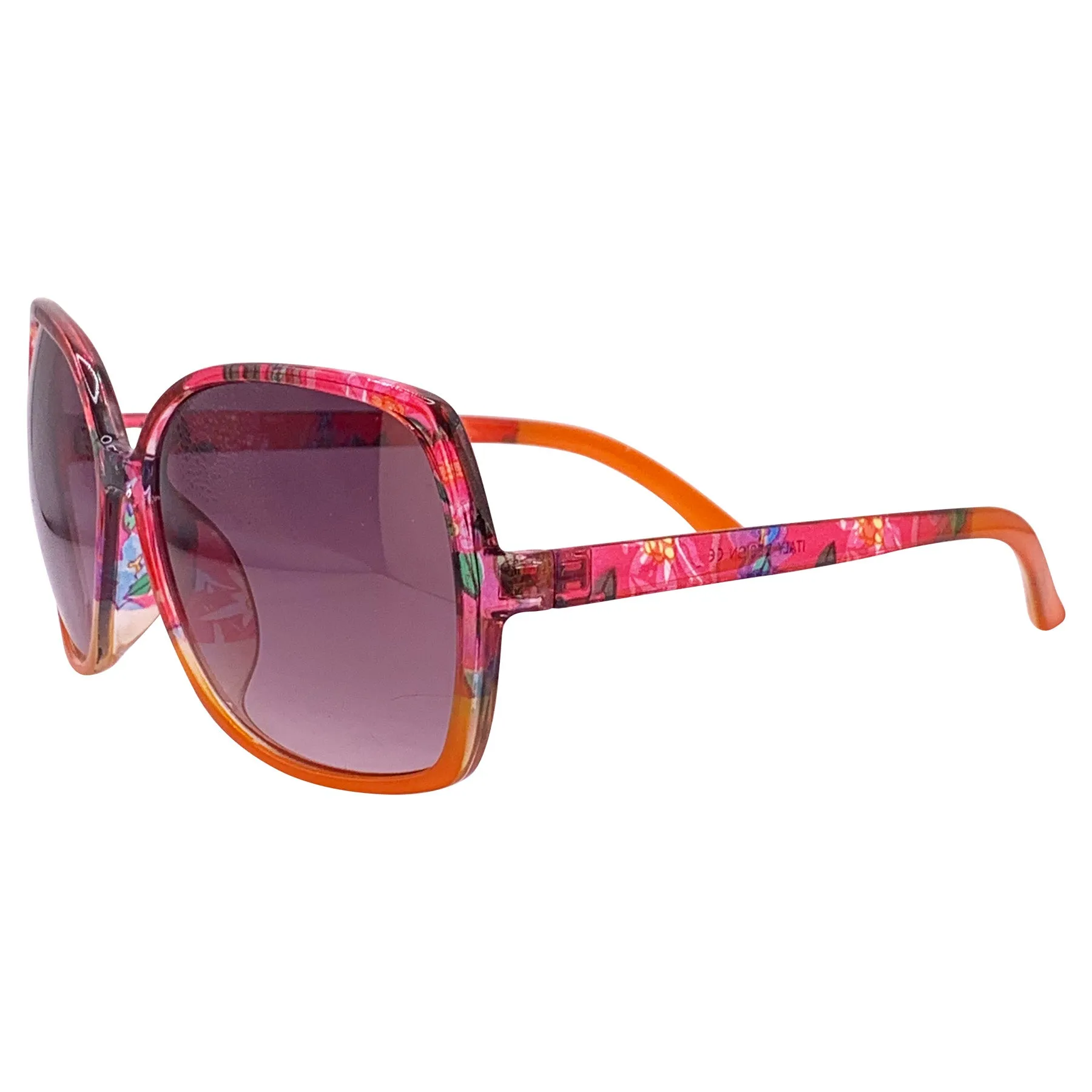 PAISLEY Colorful Boho Square Sunglasses sold by Giant Vintage product image thumbnail 2