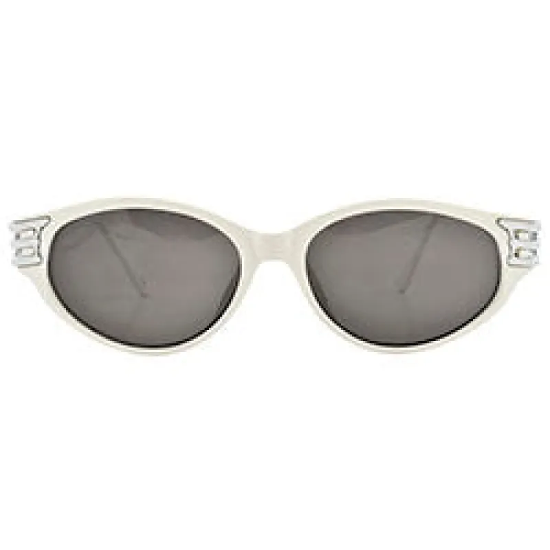 GLORY White/SD Cat-Eye Sunglasses sold by Giant Vintage