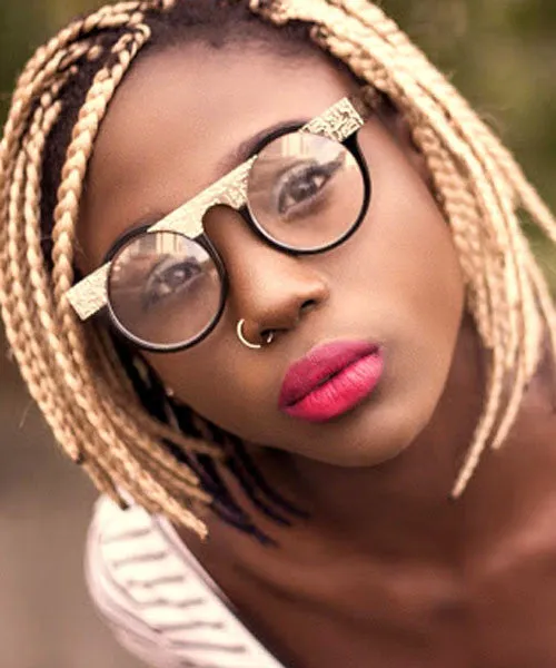 HIERO Black/Clear Glasses sold by Giant Vintage product image thumbnail 3