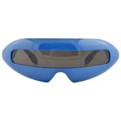 MOUTH Blue Freaky 80s Shield sold by Giant Vintage