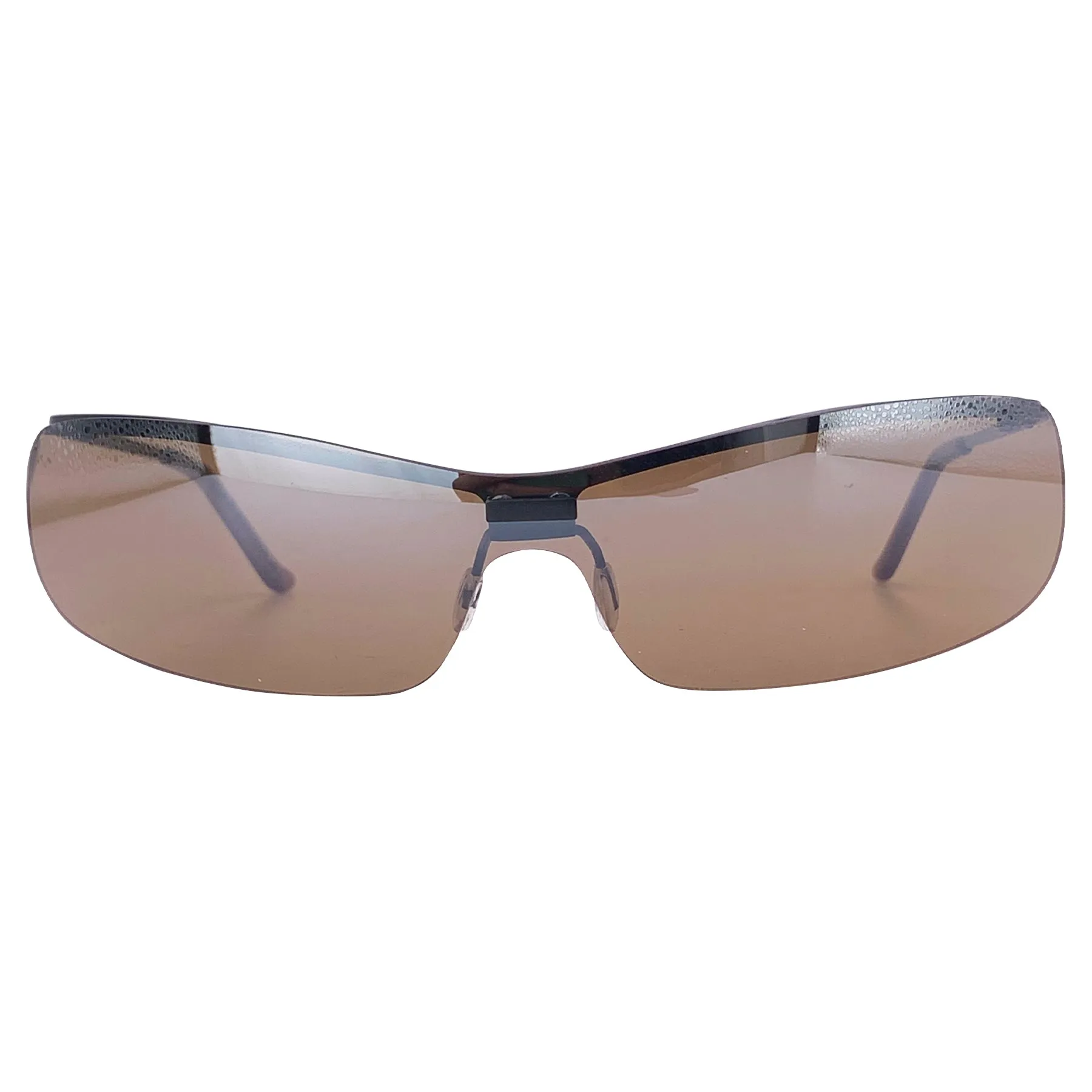 SLUSH Y2K Slim Rimless Sunglasses sold by Giant Vintage product image thumbnail 3