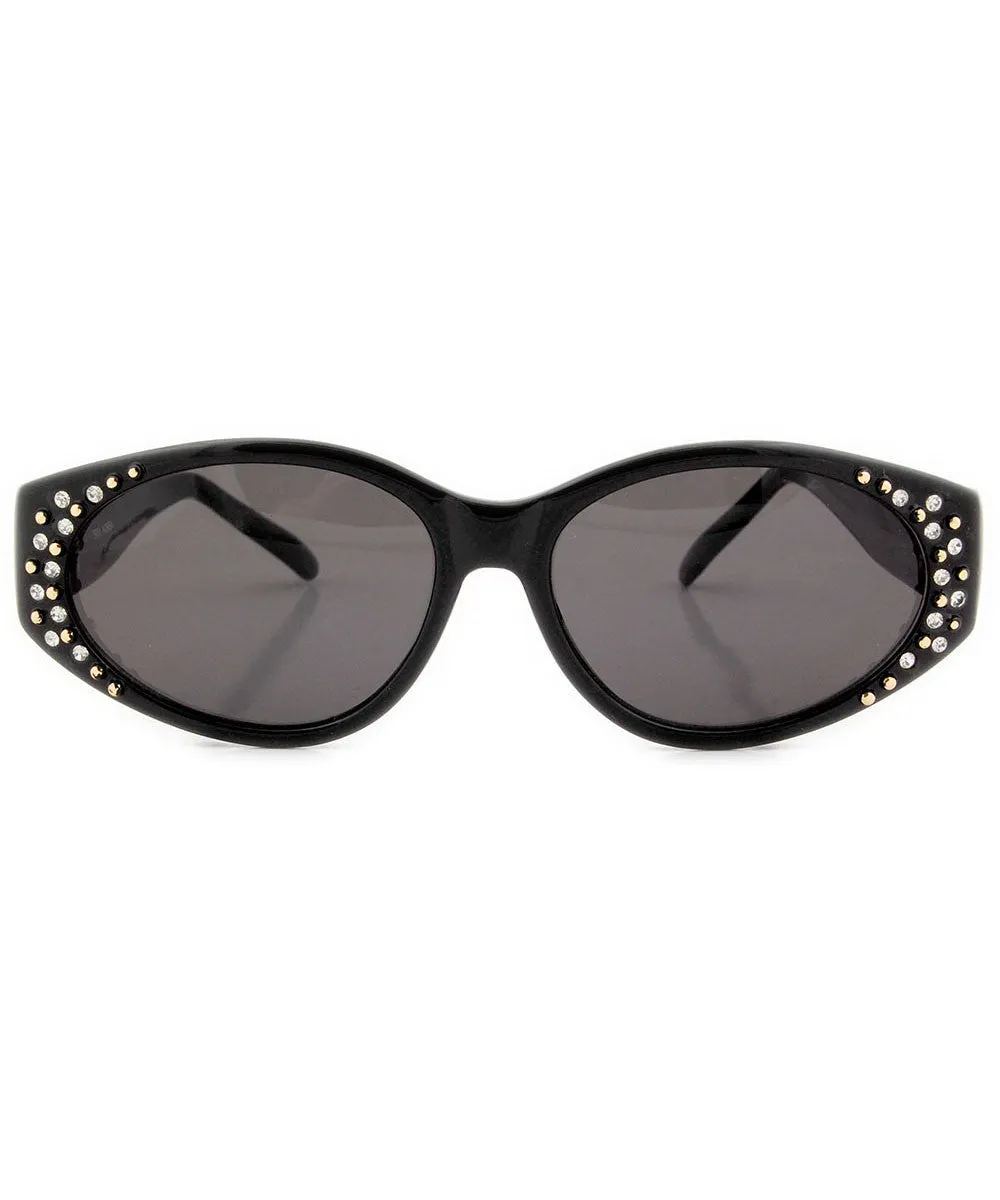 GRAMMY Black Cat-Eye Sunglasses sold by Giant Vintage product image thumbnail 3
