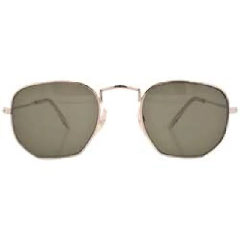 SHIRE Silver Square Sunglasses sold by Giant Vintage