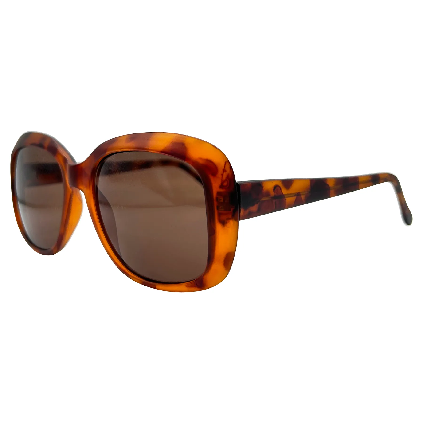 BLAKE Tortoise/Brown Square Sunglasses sold by Giant Vintage product image thumbnail 2