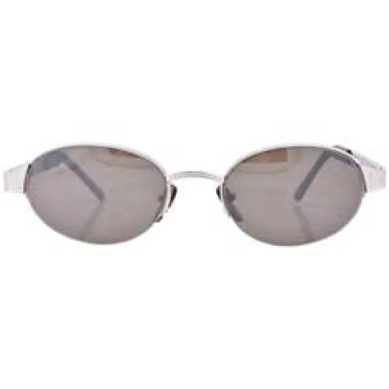 HALSTED Silver/SD Oval Sunglasses sold by Giant Vintage