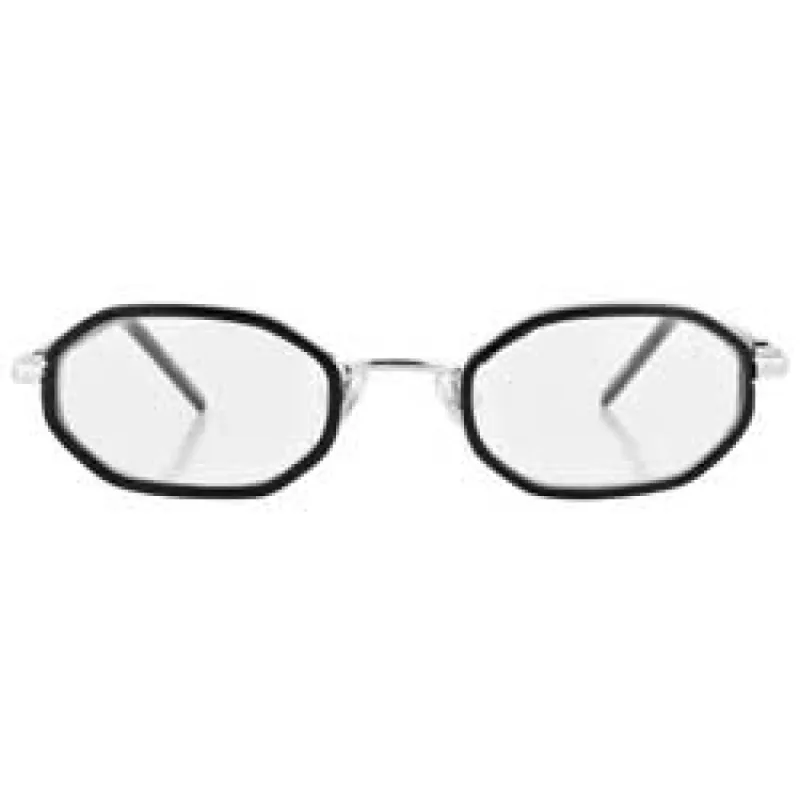GRITZ Black/Silver Clear Glasses sold by Giant Vintage
