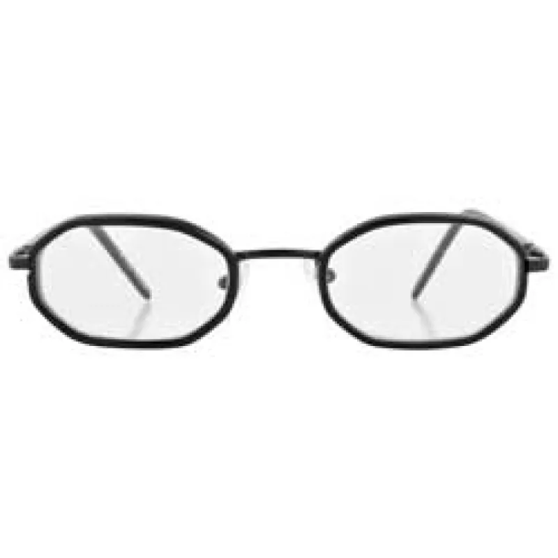 GRITZ Black/Black Clear Glasses sold by Giant Vintage
