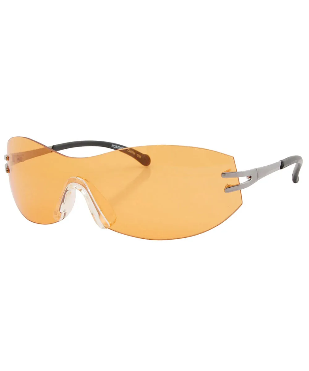 SONIC Orange Rimless Sunglasses sold by Giant Vintage