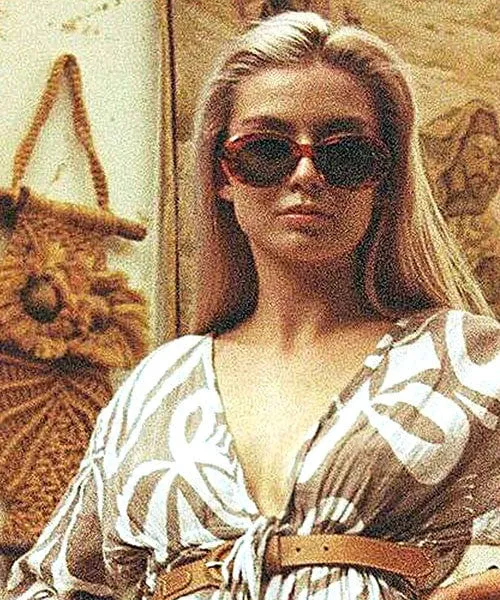 HEAVEN Tortoise Indie Oval 90s Sunglasses sold by Giant Vintage product image thumbnail 2