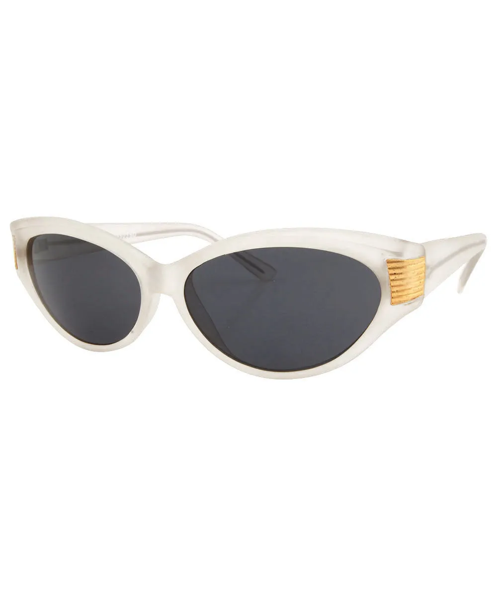 VA-VOOM Frost/Gold Cat-Eye Sunglasses sold by Giant Vintage product image thumbnail 2