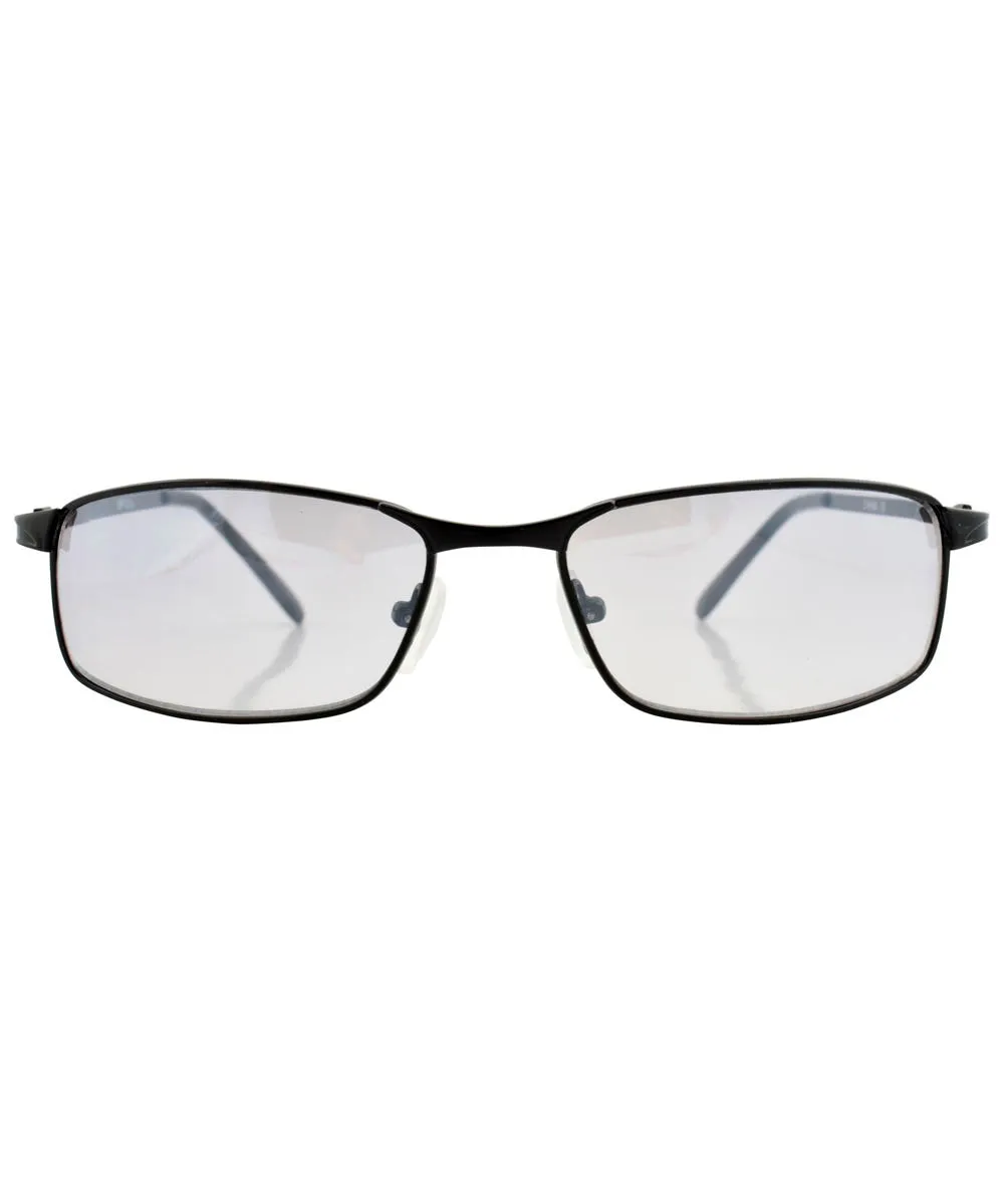 KERPLUNK Black/Flash Square Sunglasses sold by Giant Vintage product image thumbnail 3