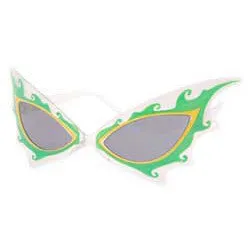 KEEN Frost/Green Cat-Eye Sunglasses sold by Giant Vintage