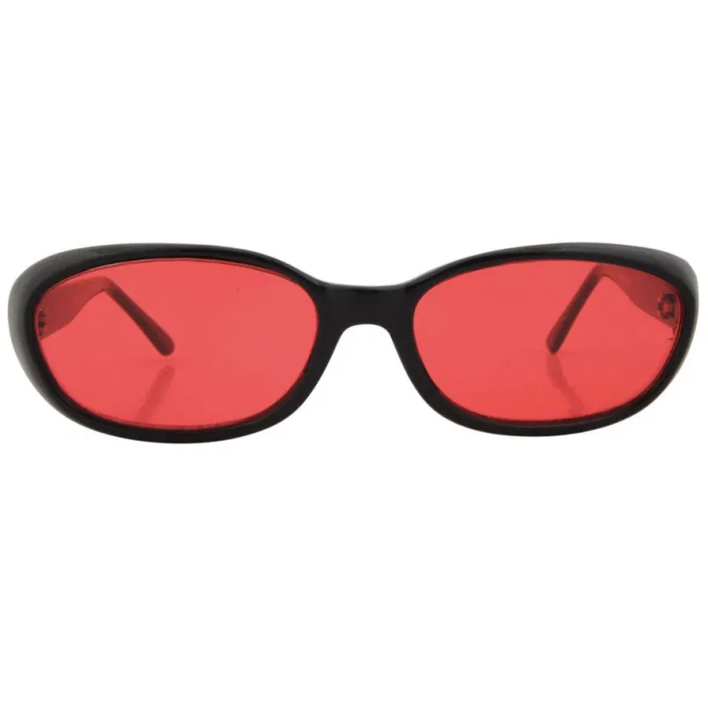 JUJUBE Black/Red Square 90s Sunglasses sold by Giant Vintage