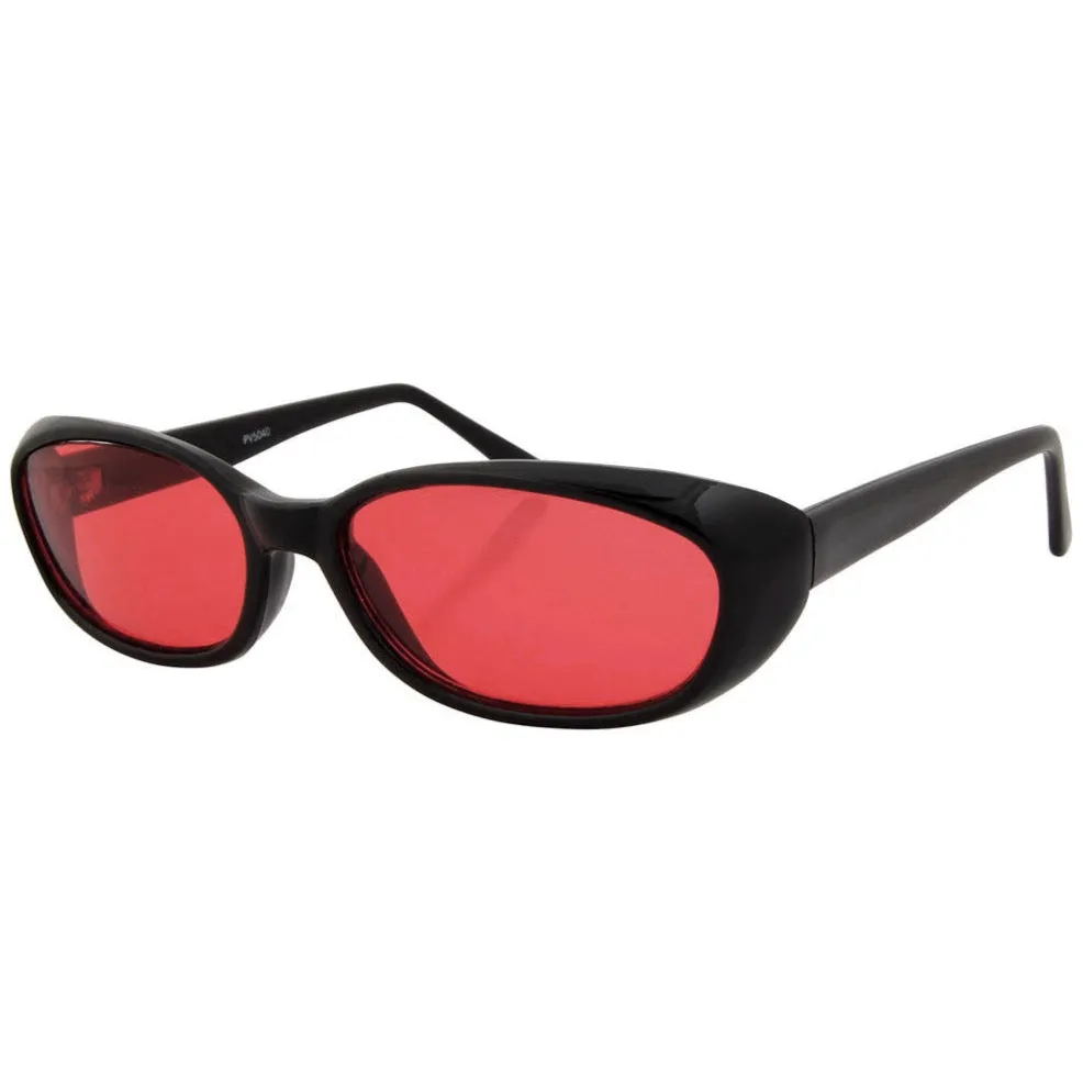 JUJUBE Black/Red Square 90s Sunglasses sold by Giant Vintage product image thumbnail 3