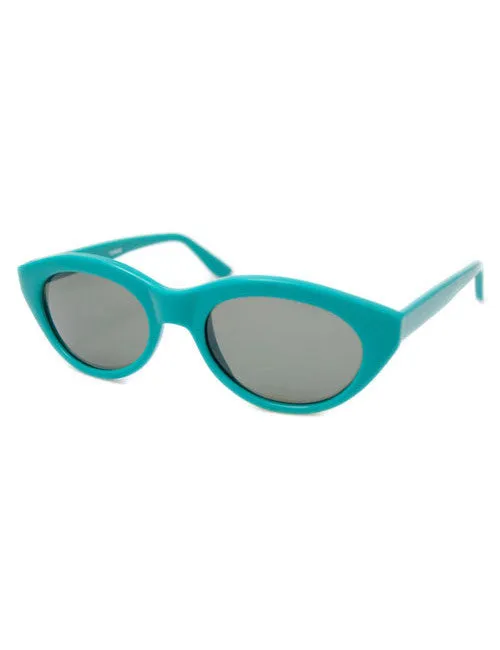 JELLIES Green Cat-Eye Sunglasses sold by Giant Vintage product image thumbnail 2