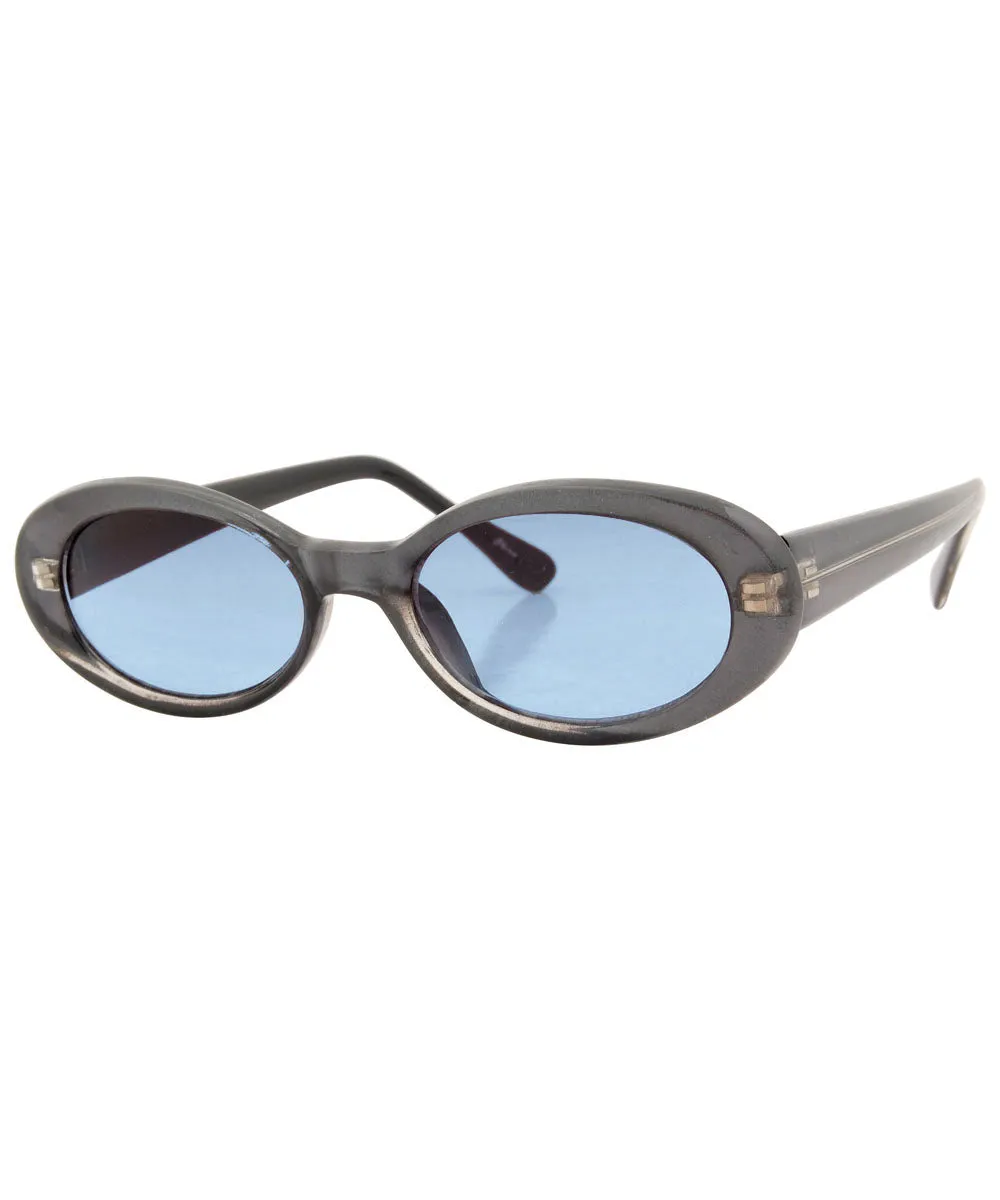 INSIGHT Gray/Blue Oval Sunglasses sold by Giant Vintage product image thumbnail 2