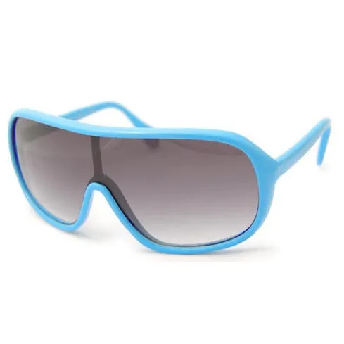 MAIN CHARACTER Blue Shield Sunglasses sold by Giant Vintage