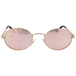 HINK Gold/Pink Oval Sunglasses sold by Giant Vintage