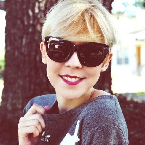 HINCTY Black Cat-Eye Sunglasses sold by Giant Vintage product image thumbnail 2