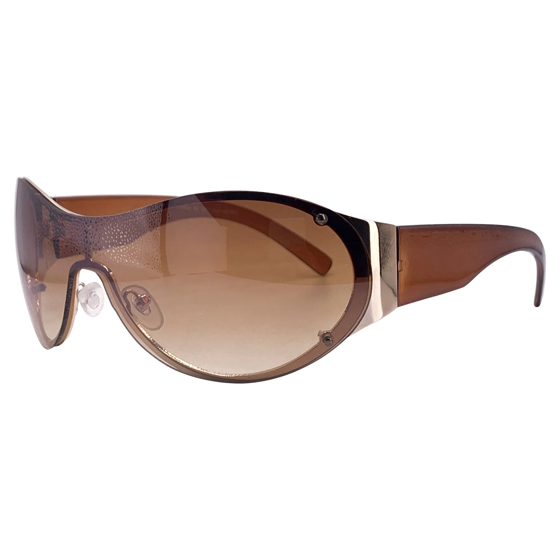 MS.LEWINSKY Y2K Shield Sunglasses sold by Giant Vintage product image thumbnail 2