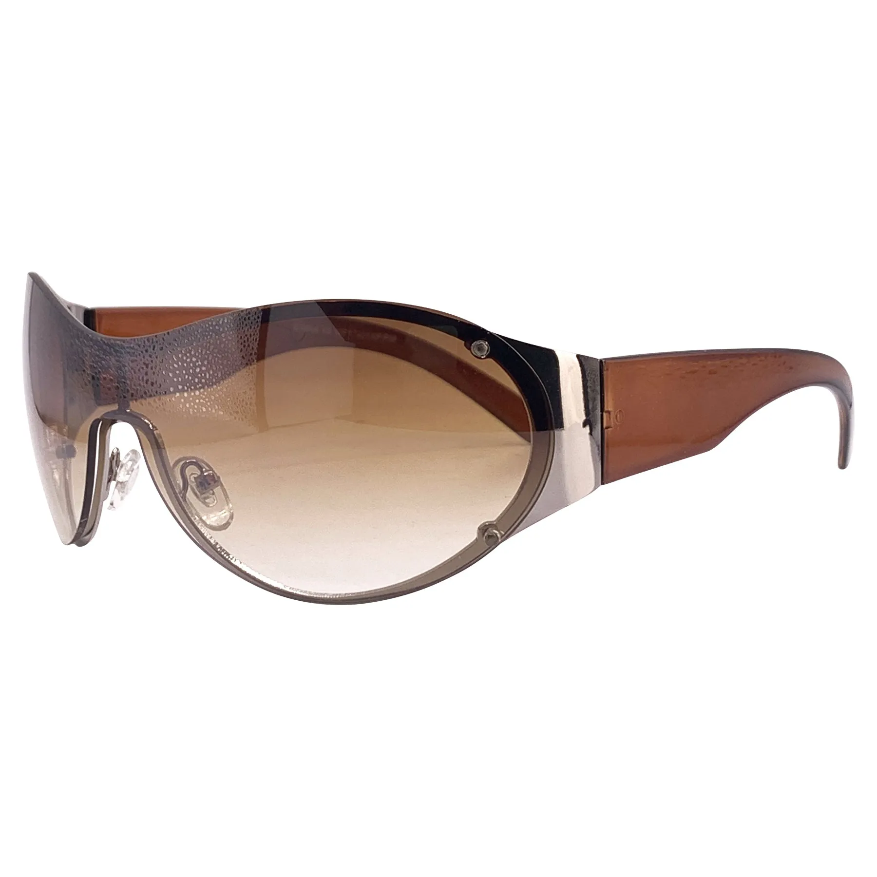 MS.LEWINSKY Y2K Shield Sunglasses sold by Giant Vintage product image thumbnail 4