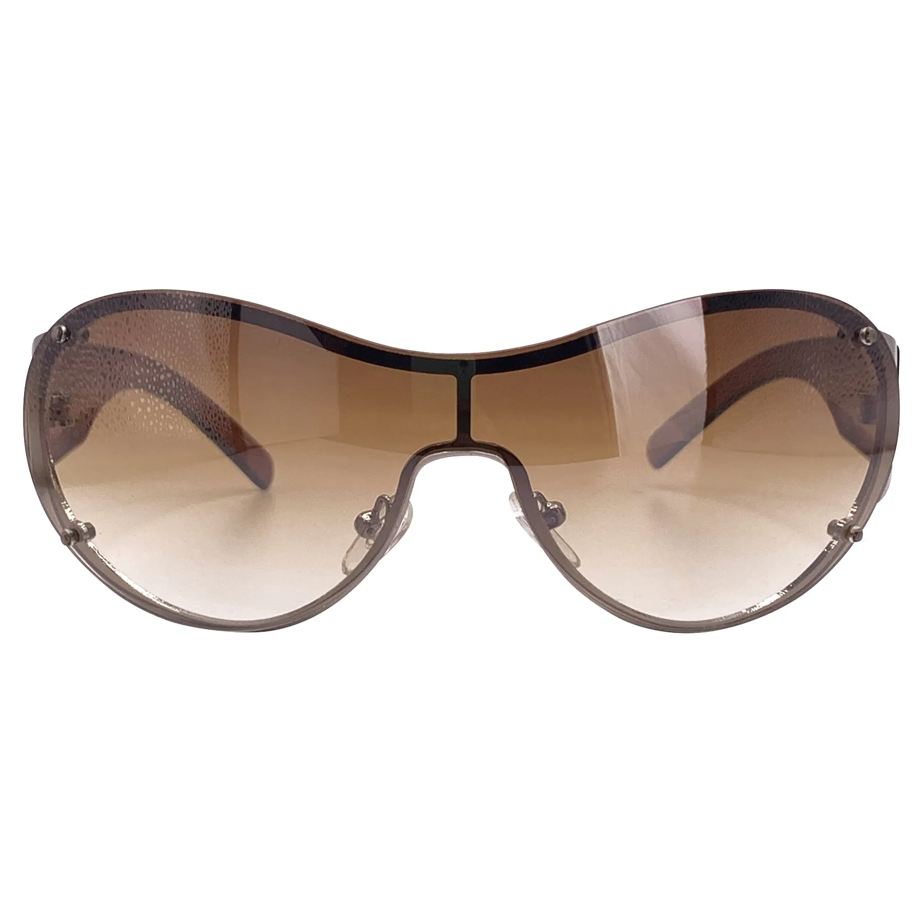 MS.LEWINSKY Y2K Shield Sunglasses sold by Giant Vintage product image thumbnail 3