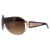 COUTURE Rimless Oversized Shield Sunglasses sold by Giant Vintage