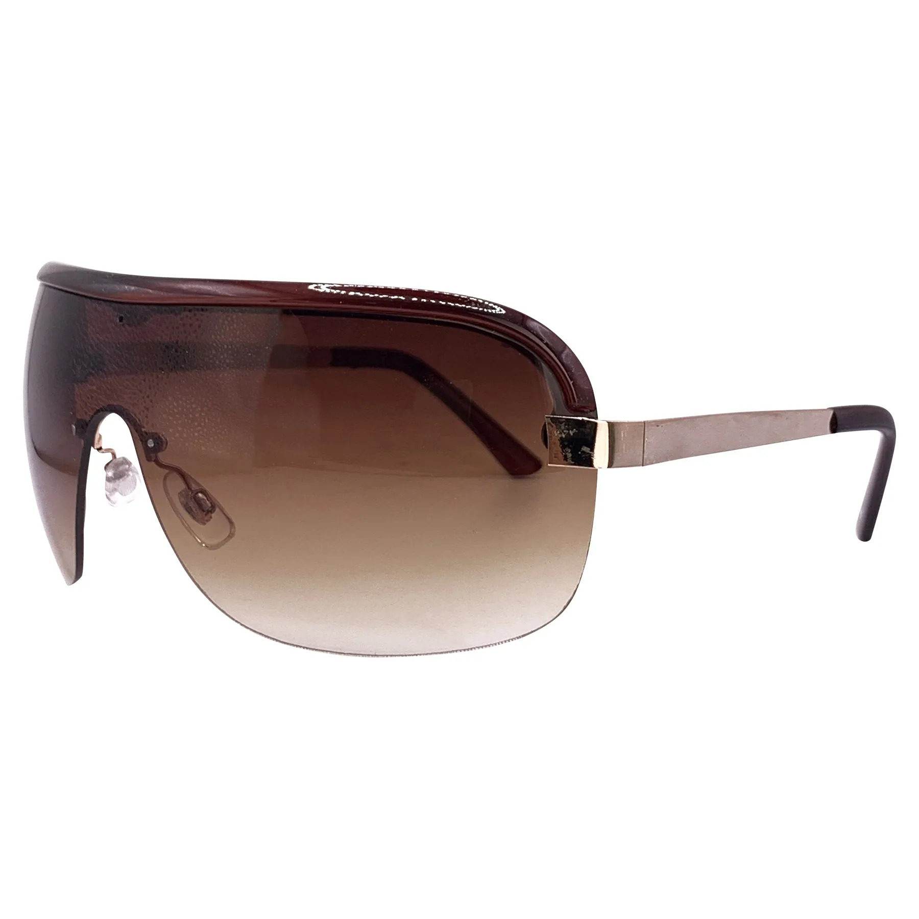 BELOW 0° Oversized Shield Sunglasses sold by Giant Vintage product image thumbnail 2