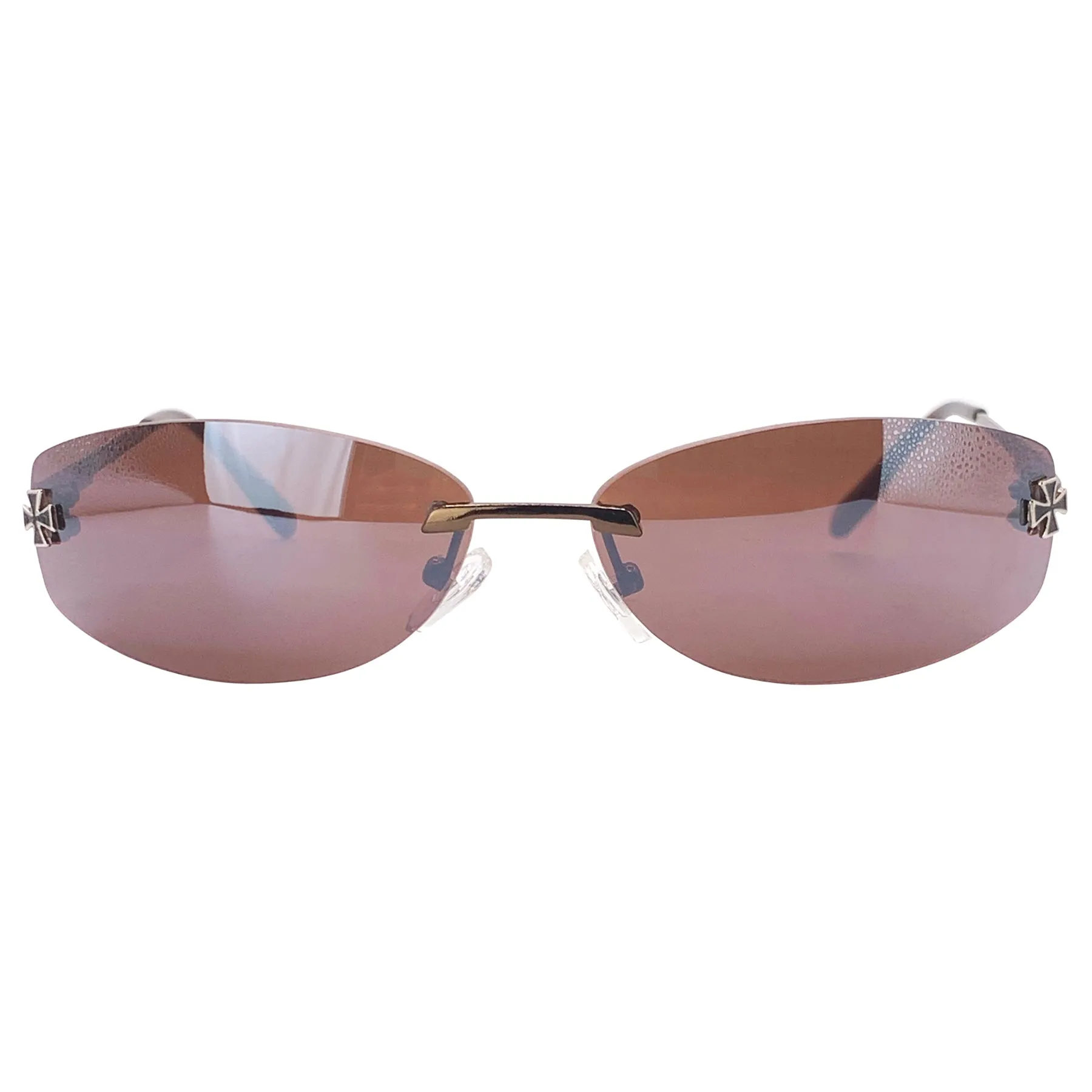 PIXEL Rimless 90's Sunglasses sold by Giant Vintage