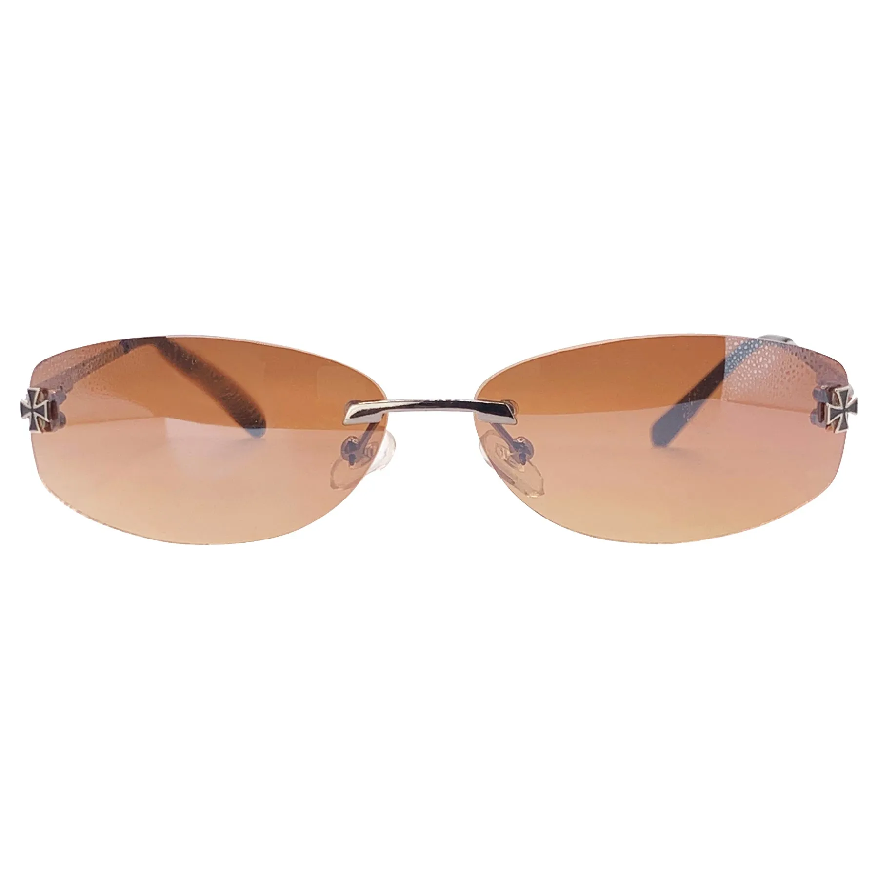 PIXEL Rimless 90's Sunglasses sold by Giant Vintage product image thumbnail 3