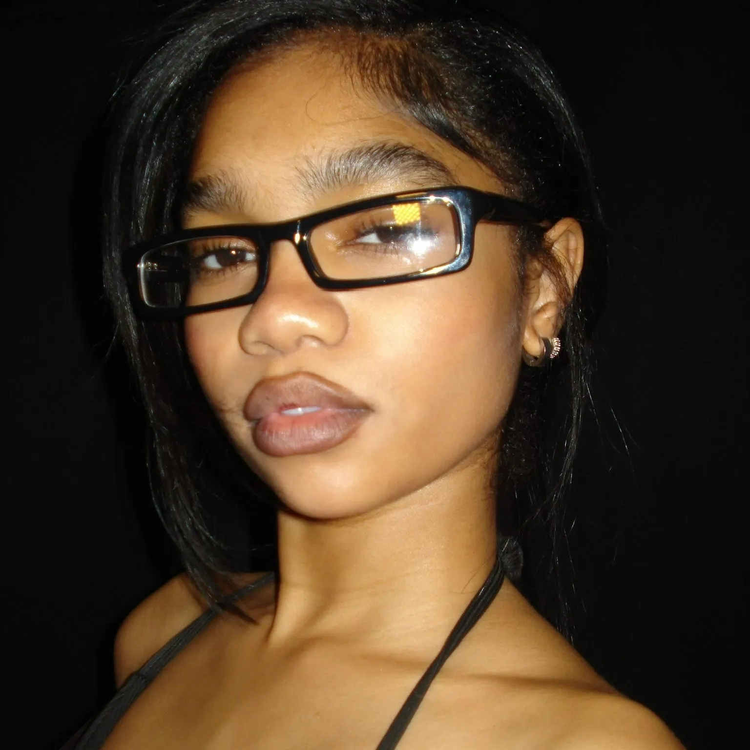 TWIRL IT Rectangle Bayonetta Glasses sold by Giant Vintage product image thumbnail 2