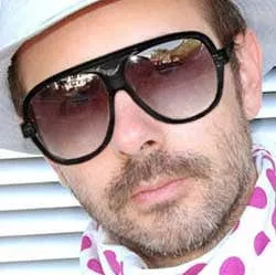 STUD Black Aviator Sunglasses sold by Giant Vintage product image thumbnail 2