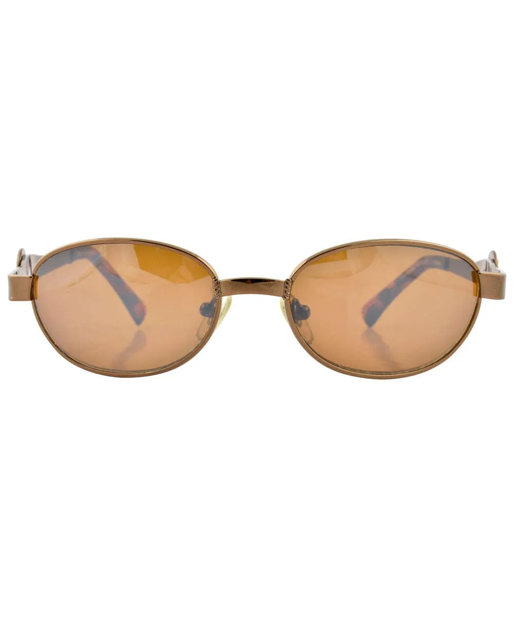 DIPTYCH Copper Oval Sunglasses sold by Giant Vintage product image thumbnail 3