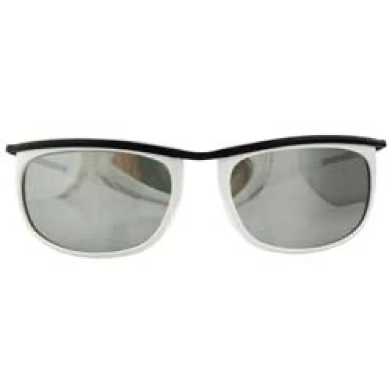 SWIZZ White Retro Sunglasses sold by Giant Vintage