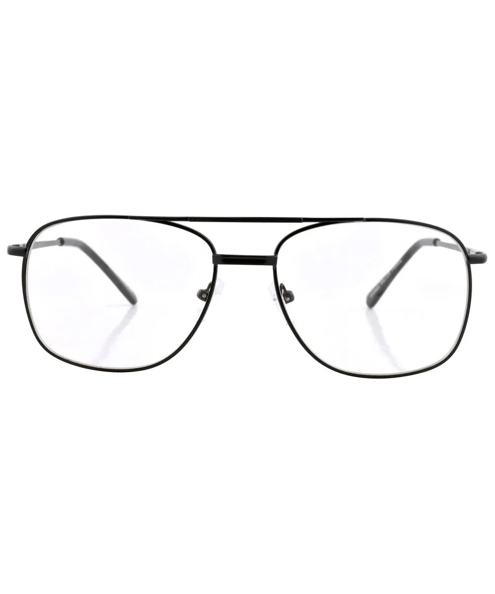 BIGGS Black Clear Glasses sold by Giant Vintage product image thumbnail 3
