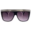 2014 Oversized Y2K Shield Sunglasses sold by Giant Vintage