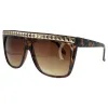 2014 Oversized Y2K Shield Sunglasses sold by Giant Vintage