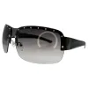 STARDOM Y2K Rimless Shield Sunglasses sold by Giant Vintage