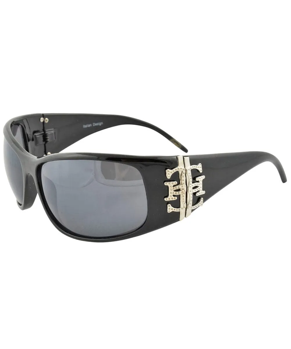 GLAM GLAM Black Fashion-Forward Sunglasses sold by Giant Vintage product image thumbnail 3