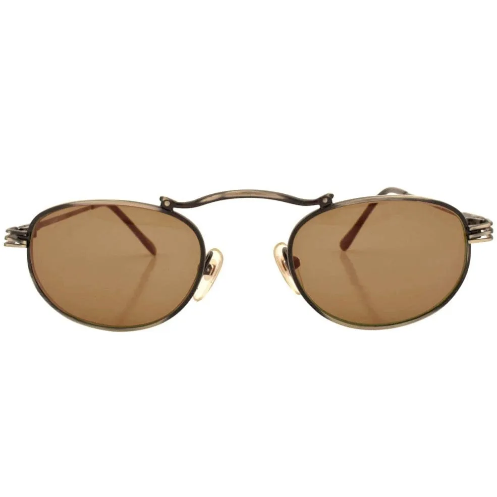 CRIME Brass Sunglasses sold by Giant Vintage