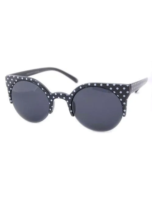 LOLLY Black Cat-Eye Sunglasses sold by Giant Vintage product image thumbnail 2