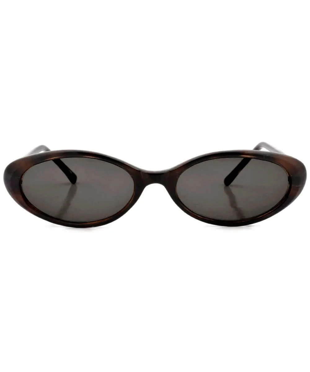 FUNKED Darkwood Oval Sunglasses sold by Giant Vintage product image thumbnail 3