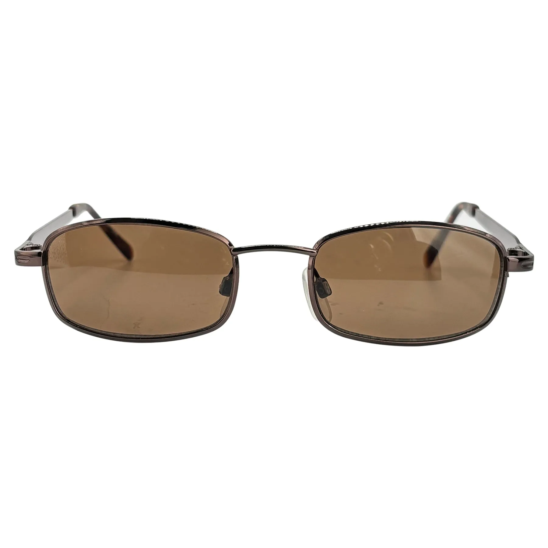 GOOD LUCK 90's Square Metal Sunglasses sold by Giant Vintage product image thumbnail 3