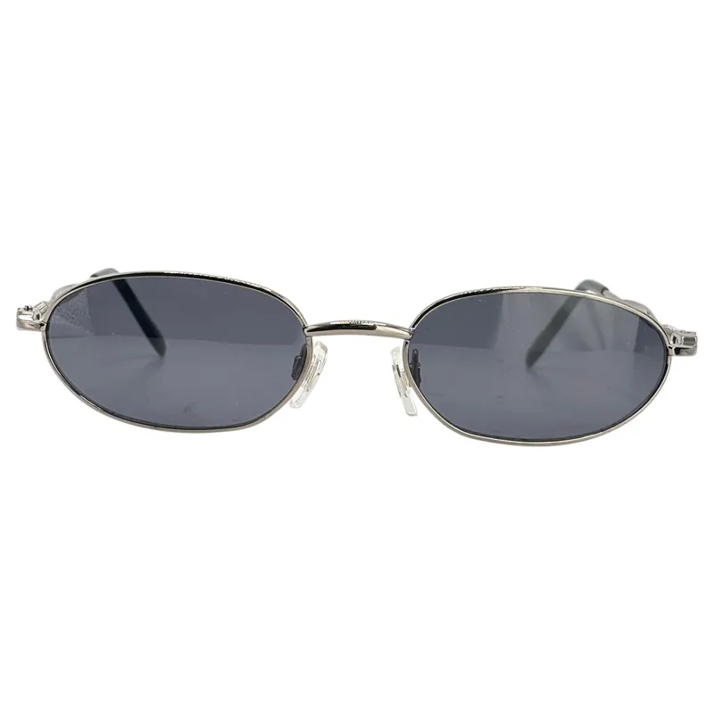 CINDY 90's Metal Oval Sunglasses sold by Giant Vintage