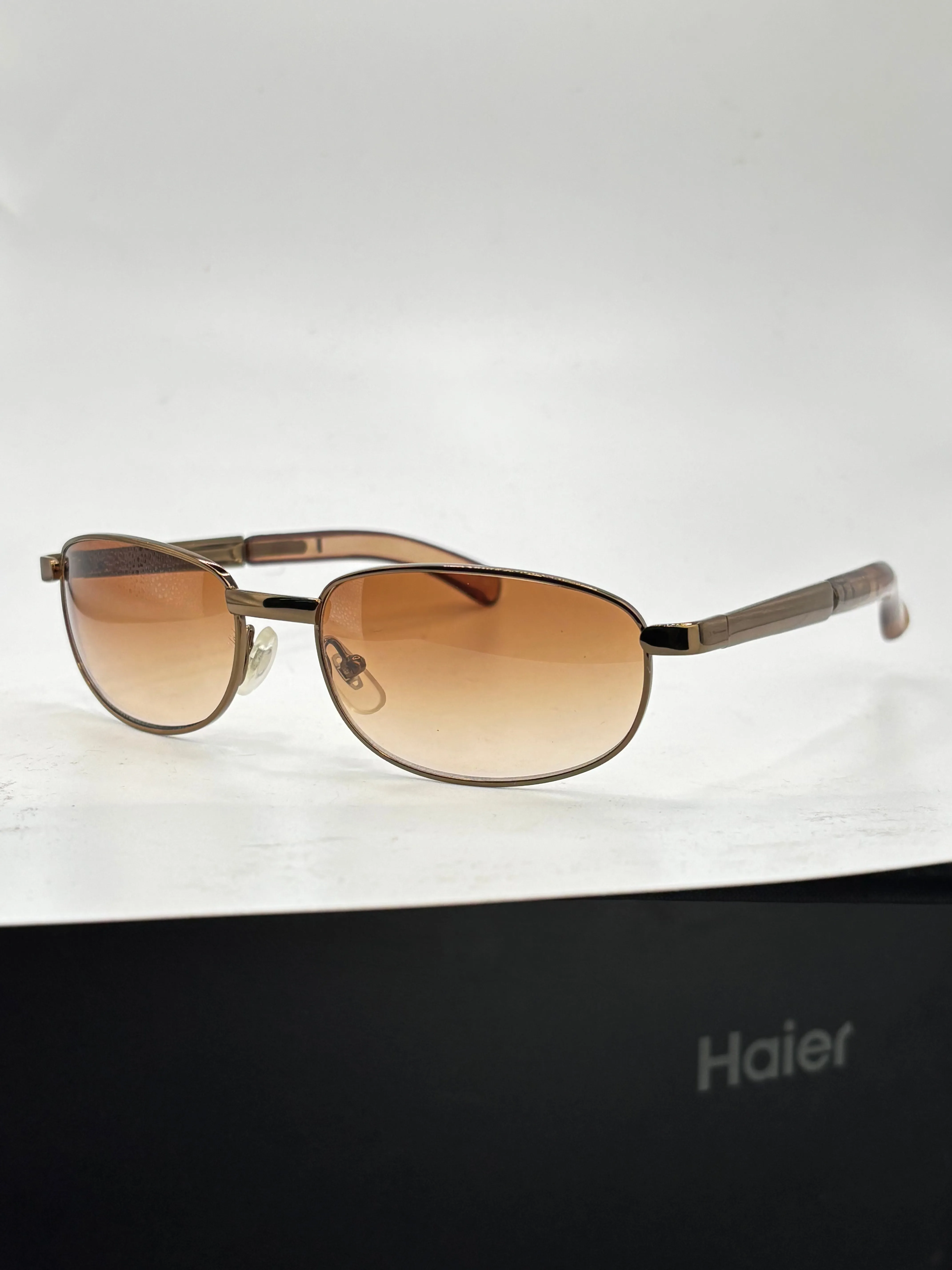 SAMBA 90's Oval Metal Sunglasses sold by Giant Vintage product image thumbnail 2