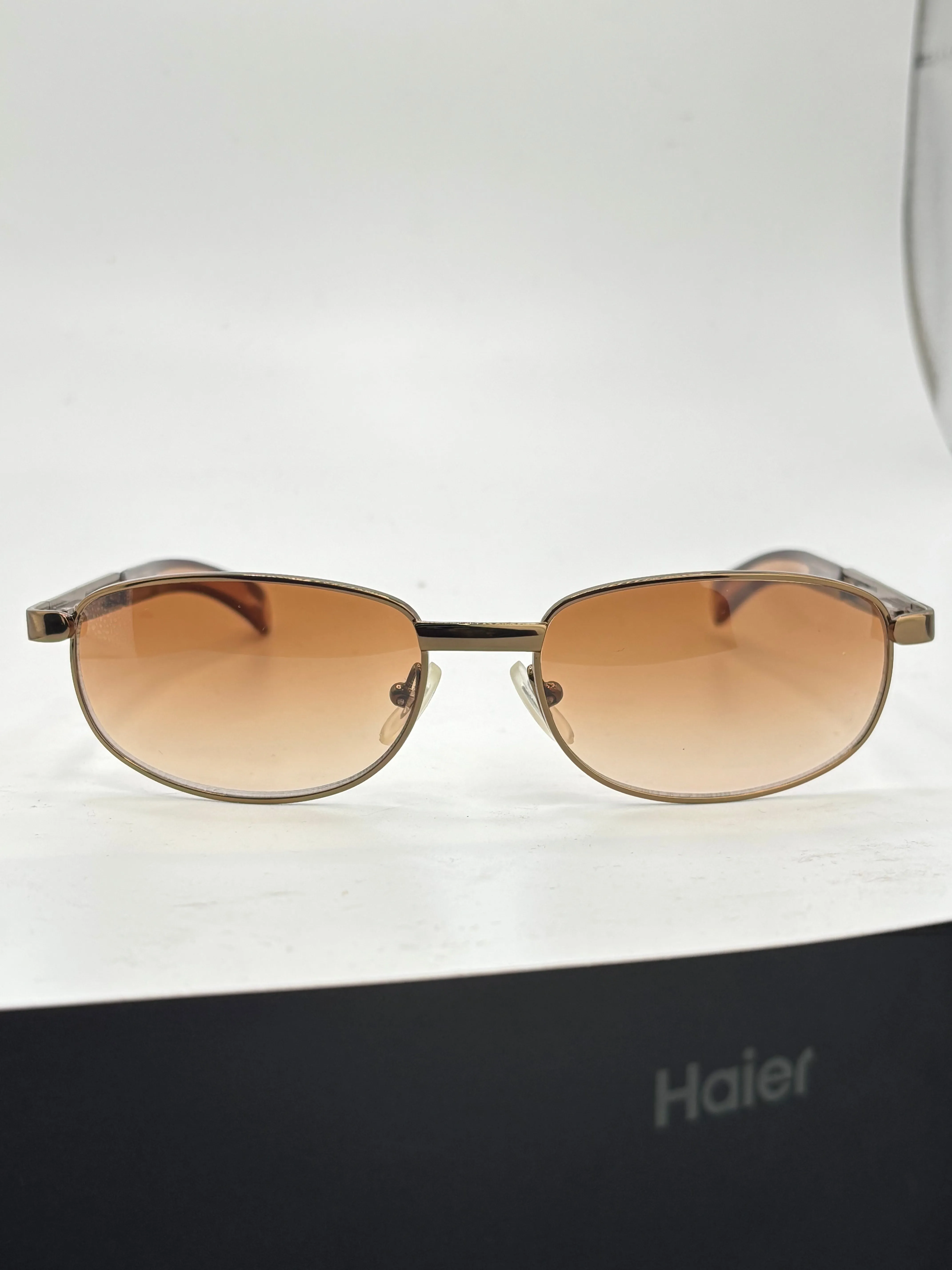 SAMBA 90's Oval Metal Sunglasses sold by Giant Vintage